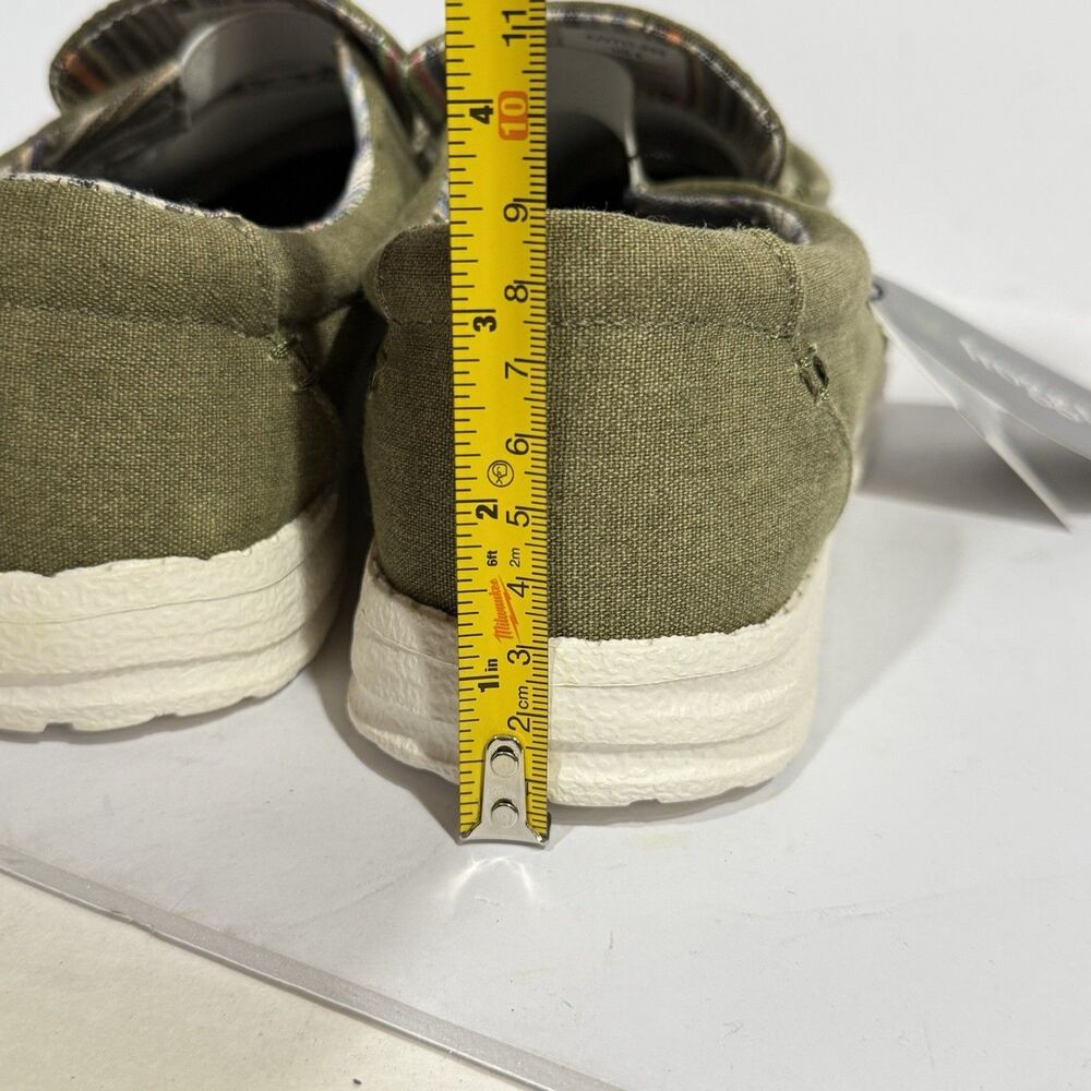 NWT Frogg Toggs Olive Green Java Sneakers Slip On Size 8 Men’s Shoes - Picture 8 of 16